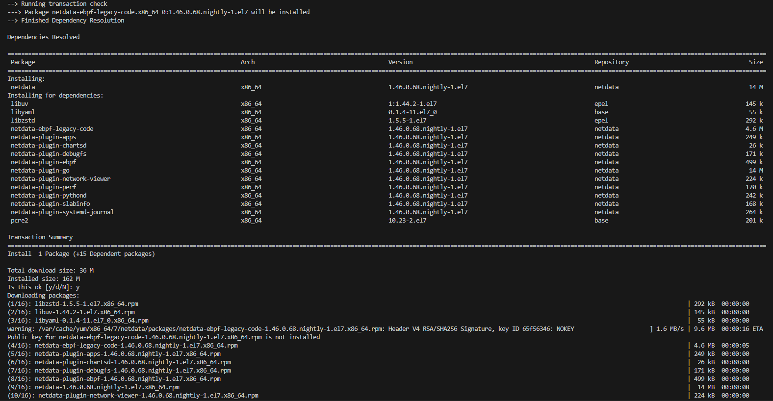 Netdata安装过程4
